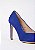 Scarpin Couro Nobuck Azul Lança Perfume - Imagem 2