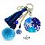 Chaveiro Flores Azul - Imagem 3