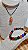 Conjunto Colar Gota e Pulseira Pedra Ágata Natural Proteção, Atração Sexual e felicidade - Imagem 2