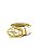 Cinto De Couro Fivela Gold - Imagem 2