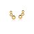 BRINCO EAR CUFF COM TRÊS ESFERAS LISAS - Imagem 1