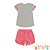 Conjunto de blusa em cotton fresh e shorts em tela Neon Le Petit Kukie - Imagem 3