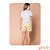 Conjunto de Blusa Boxy em Meia Malha e Shorts em Nylon Estampado Vic&Vicky blk23k - Imagem 2