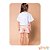 Conjunto de blusa boxy over em malha fresh e shorts saia em molecotton Kukiê blk23k - Imagem 2