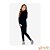 Conjunto de casaco em soft e calça em molecotton Angerô BLK24 - Imagem 1