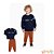 Conjunto de blusão stripe e calça jogging Alakazoo - Imagem 1
