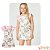Conjunto de blusa em canelado capri e salopete em molecotton Infanti - Imagem 1