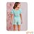 Conjunto de blusa boxy e shorts em viscose linen Princess by Infanti - Imagem 5