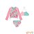 Trio de blusa e biquíni em malha UV dry com proteção UV50+Infanti - Imagem 6