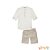 Conjunto de camisa em tricoline napoli e bermuda em tecido chambray Luc.boo Resort - Imagem 5