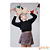 Conjunto de blusa manga longa e short saia Sasha L2M - Imagem 1