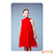 Vestido godê tule L2M Girls vermelho - Imagem 1