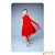 Vestido godê tule L2M Girls vermelho - Imagem 3