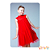 Vestido godê tule L2M Girls vermelho - Imagem 9