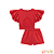 Conjunto de blusa boxy e shorts air flow vermelho Infanti - Imagem 5
