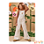 Conjunto de blusa e jardineira wide leg em sarja Infanti - Imagem 3