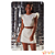 Conjunto de blusa cropped e shorts saia Vic&Vicky - Imagem 1