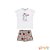 Pijama Blusa E Shorts Gatinho blk23k - Imagem 2
