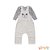 Conjunto de jardineira urso e blusa meia malha baby By Gus baby blk23k - Imagem 3