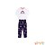 Pijama Em Meia Malha Penteada E Estampa Com Glitter Alakazoo blk23k - Imagem 2