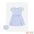 Conjunto vestido e tapa fraldas em chambray NIna Go (Açucena) blk23k - Imagem 1