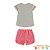 Conjunto de blusa em cotton fresh e shorts em tela Neon Le Petit Kukie - Imagem 3