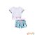 Conjunto de Blusa Boxy em Meia Malha e Shorts em Nylon Infanti - Imagem 4