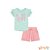 Conjunto de Blusa em Meia Malha e Shorts em Molevisco Infanti blk23k - Imagem 2