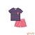 Conjunto de blusa boxy em malha canelada e shorts em sarja Kukiê blk - Imagem 2