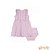 Vestido e tapa fralda em moletinho listrado Infanti blk23k - Imagem 2