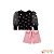 Conjunto de blusa boxy comfy e saia midi Infanti BLK24 - Imagem 2