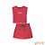 Conjunto de blusa e shorts-saia em molevisto Vic&Vicky Happy - Imagem 2