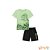 Conjunto de camiseta em meia malha e bermuda em nylon aspen Luc.boo Jurassic boo - Imagem 4