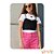 Blusa em meia malha e top em cotton Lilimoon BLK24 - Imagem 3