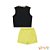 Conjunto de blusa cropped e shrots-saia girls empower Vic&Vicky blk23k - Imagem 2