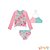 Trio de blusa e biquíni em malha UV dry com proteção UV50+Infanti - Imagem 4