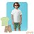 Conjunto de camiseta e bermuda em sarja Luc.boo resort - Imagem 1