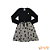 Vestido em cotton light e malha belize Angero BLK24 - Imagem 2