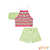 Conjunto de cropped, top e shorts Vic&Vicky - Imagem 5