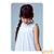 Vestido godê tule L2M Girls branco - Imagem 5