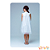 Vestido godê tule L2M Girls branco - Imagem 4