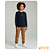Conjunto infantil masculino de camiseta e calça em moletom Onda Marinha - Imagem 1