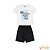 Conjunto Meia Malha Penteada E Moletom Sem Felpa Alakazoo blk23k - Imagem 2