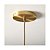 Pendente Vertical Dourado 40 Globo Vidro Suspenso Transparente Decorativo ars-46 - Imagem 2