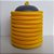 Cabo Eletrico PP Tecido Amarelo para Luminárias Decorativo p/ Aumentar Tamanho  2x 0,50mm 300v (10 metros) Elegancy - Imagem 1