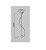 Pendente Metal Domado Thomas cabo de aço Vertical 1 Lâmpada E-27 1,50m x 12cm Elegancy - Imagem 2