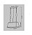 Pendente Metal Domado 5664 Colonial Retro Vidro Correntes  Retangular Moderno 4 Lâmpadas E-27 92x35cm Elegancy - Imagem 2