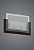 Arandela Madelustre Amb. Interno Retangular Tabaco Vidro Fosco 18x16 Monalisa G9 938   Parede Muro Banheiro Sala - Imagem 1