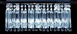 Plafon Sobrepor Quadrado Cristal K9 Lapidado Translúcido 40x40 DNA Iluminação Halopin Qutb-40x40 Quartos e Escritórios - Imagem 2