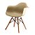 Kit 2x Cadeira Design Eames Eiffel DAR Ray Pes Madeira Salas Florida Fendi Braços Polipropileno Fratini - Imagem 2